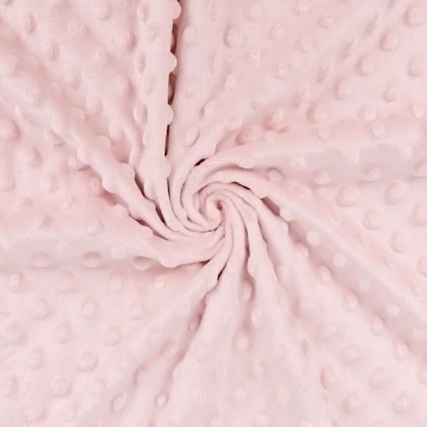 Minky Pile Rosa Baby