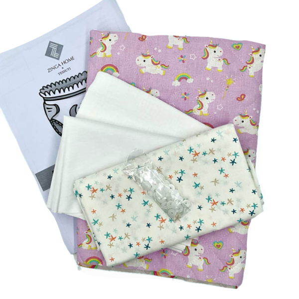 Kit Fasciatoio da Viaggio Unicorno Rosa