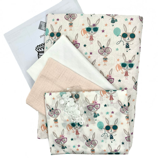 Kit Fasciatoio da Viaggio Stelline Rosa