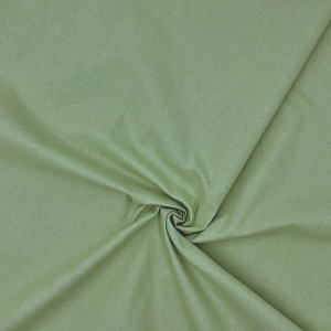 Cotone Cretonne Tinta Unita Verde Mandorla