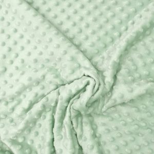 Minky Pile Verde Acqua