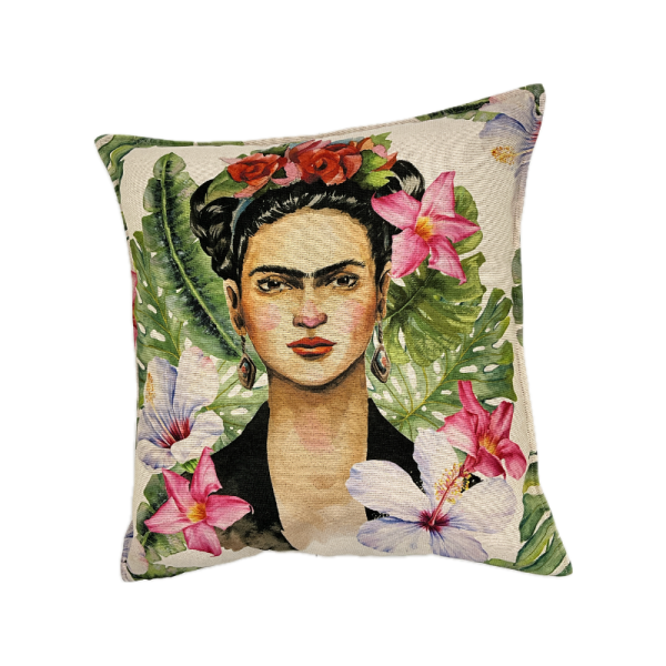 Cuscino Gobelin Frida E Fiori