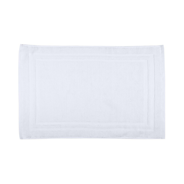 Tappeto da Bagno Cotone Bianco 45x70 cm