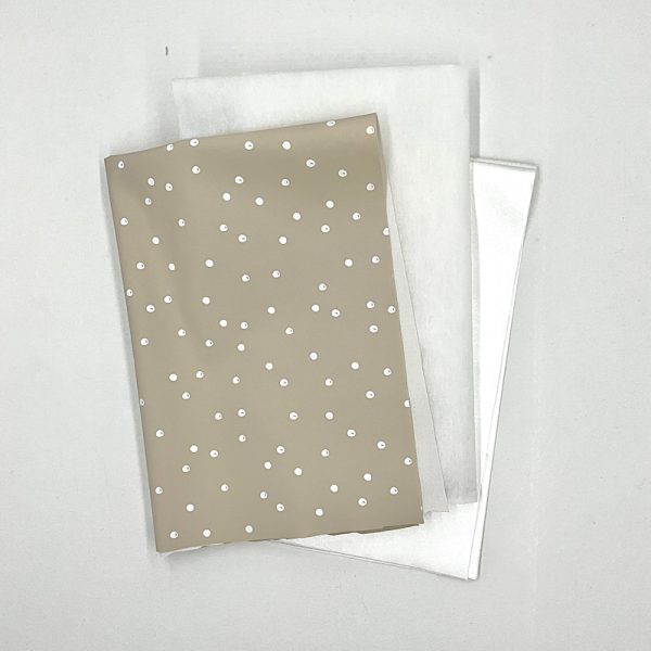 Kit Astuccio Pois Beige