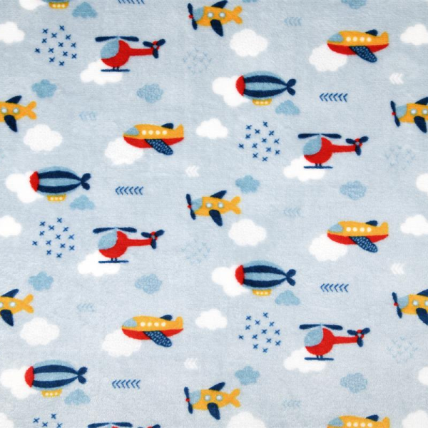 Dou Dou Aeroplani e Nuvolette Fondo Celeste