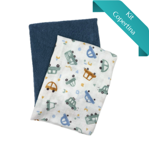 Kit Copertina Mussola Macchinine e Stretch Terry
