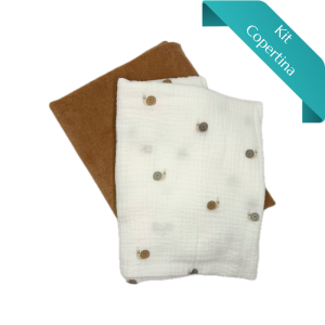 Kit Copertina Mussola Lumachine e Stretch Terry