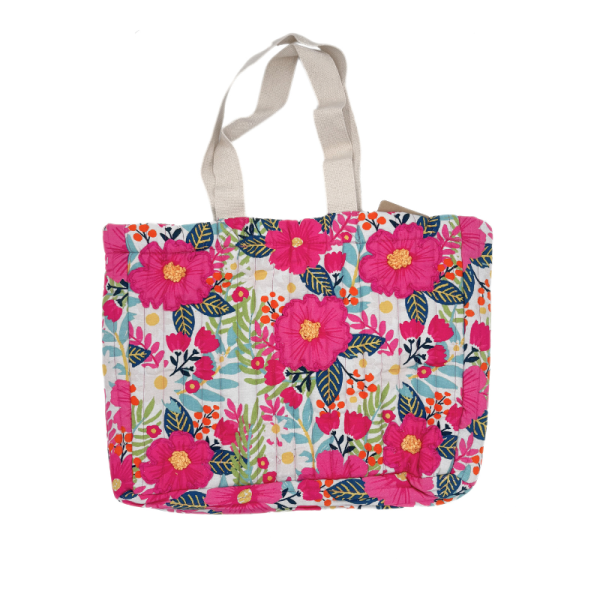 Borsa Mare Fiori Ricamati