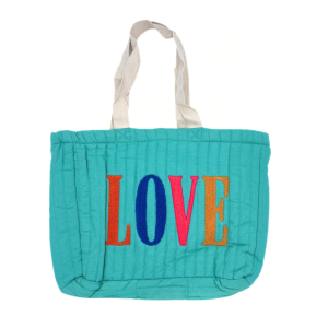 Borsa Mare Love Turchese