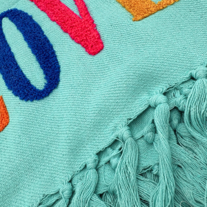 Fouta Love Turchese - immagine 2