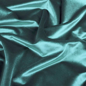 Velluto Tinta Unita Verde Menta - immagine 2