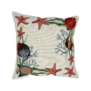 Cuscino Gobelin Pesci e Stelle Marine