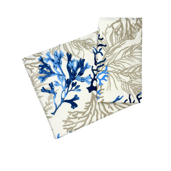 Tovaglia Coralli Blu e Beige
