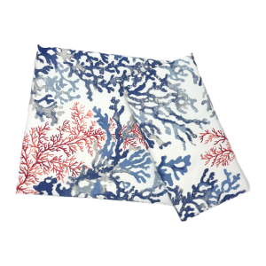 Tovaglia Coralli Blu e Rossi