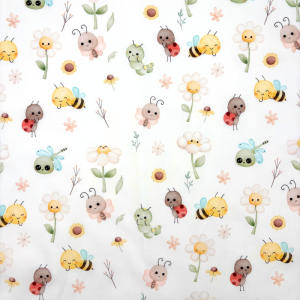 Cotone Baby H 150 cm Apette Coccinelle e Fiorellini