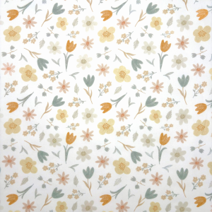 Cotone Baby H 150 cm Fiorellini Acquerello