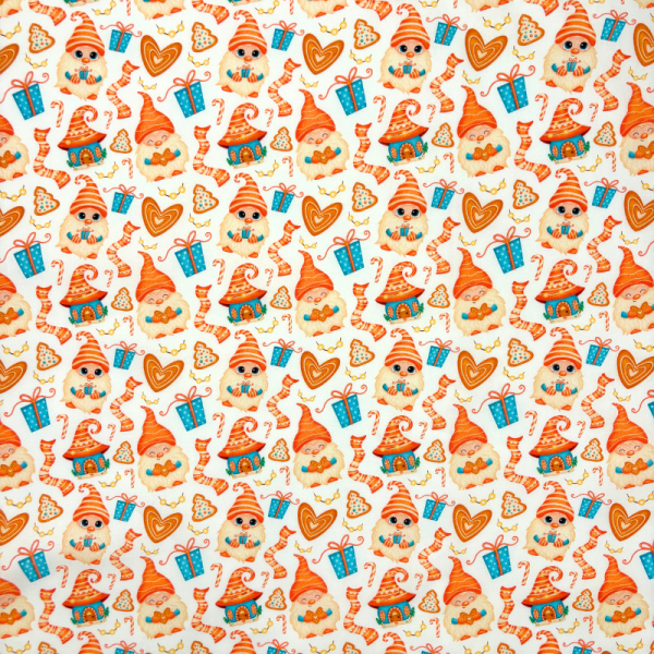 Cotone Baby H 150 cm Elfetti di Natale e Regali