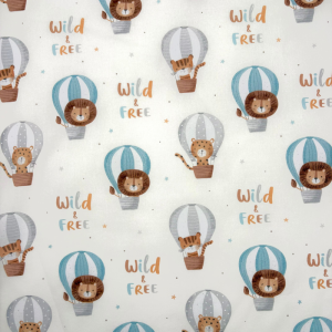 Cotone Baby H 150 cm Wild and Free Fondo Ecrù