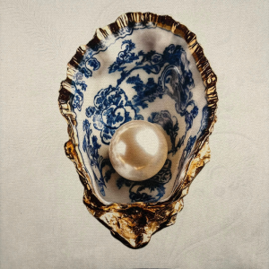 Pannello in tessuto 46x46 cm Perla