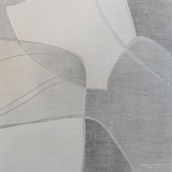 Tessuto Plastificato per Tovaglie  Asimmetrico Grigio