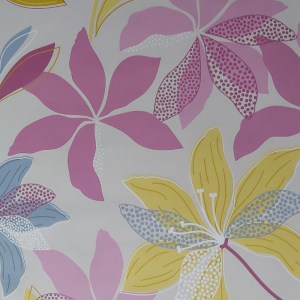 Tessuto Plastificato per Tovaglie Fiori Colorati