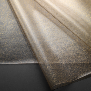 Tessuto Plastificato per Tovaglie Glitter Oro