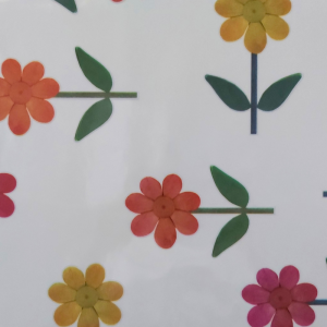 Tessuto Plastificato per Tovaglie Margherite Colorate