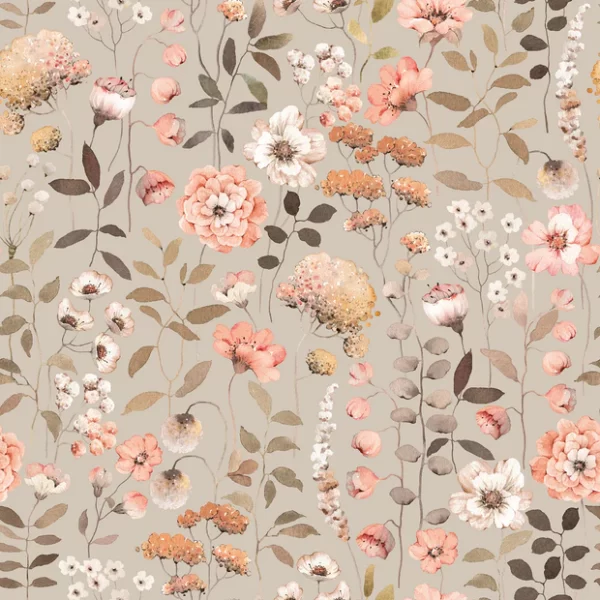 Aqua Protect Fiorellini Fondo Beige
