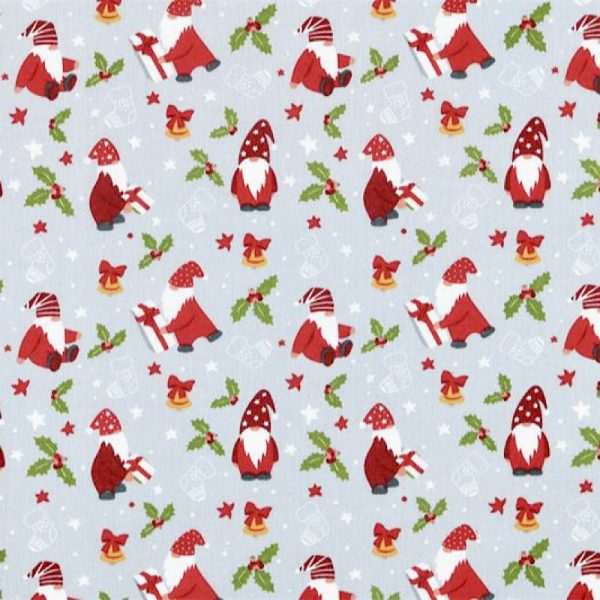 Tessuto in cotone Natale H 140 cm Jinky