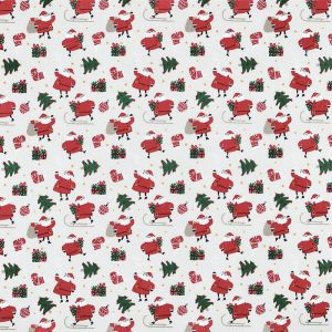 Tessuto in cotone Natale H 140 cm Oldman