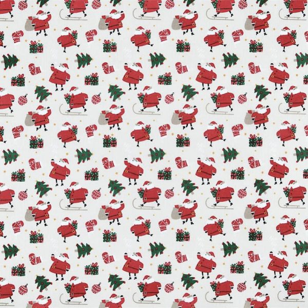 Tessuto in cotone Natale H 140 cm Oldman