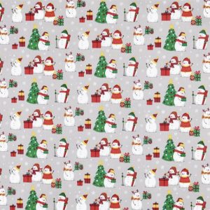 Tessuto in cotone Natale H 140 cm Frozen
