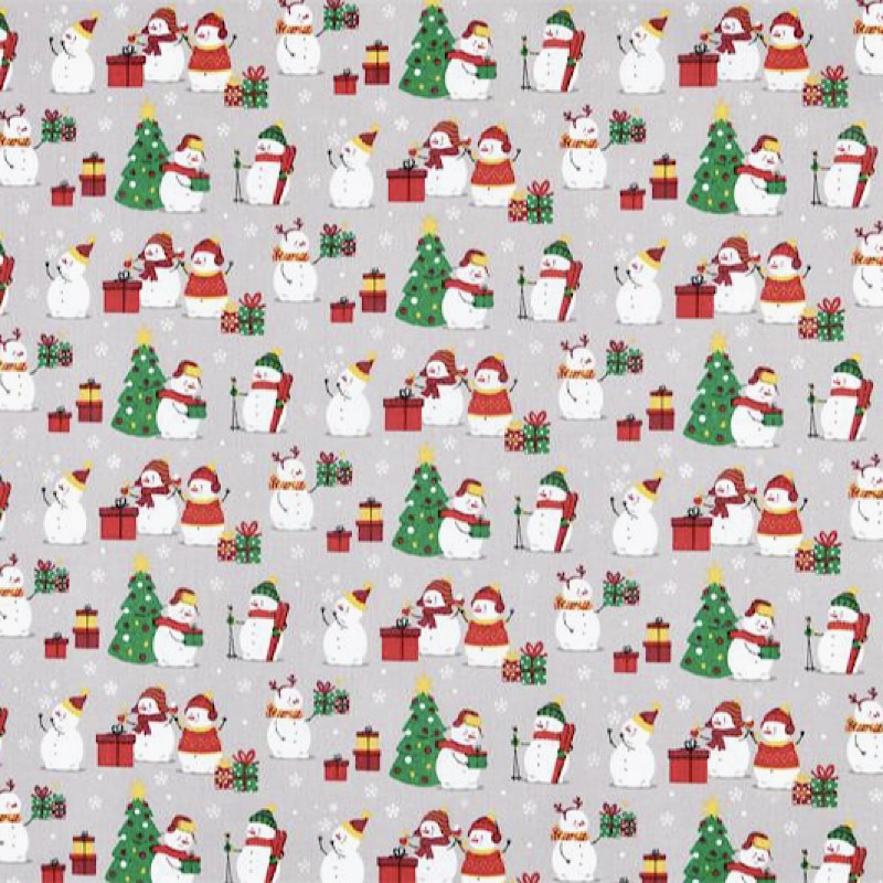 Tessuto in cotone Natale H 140 cm Frozen