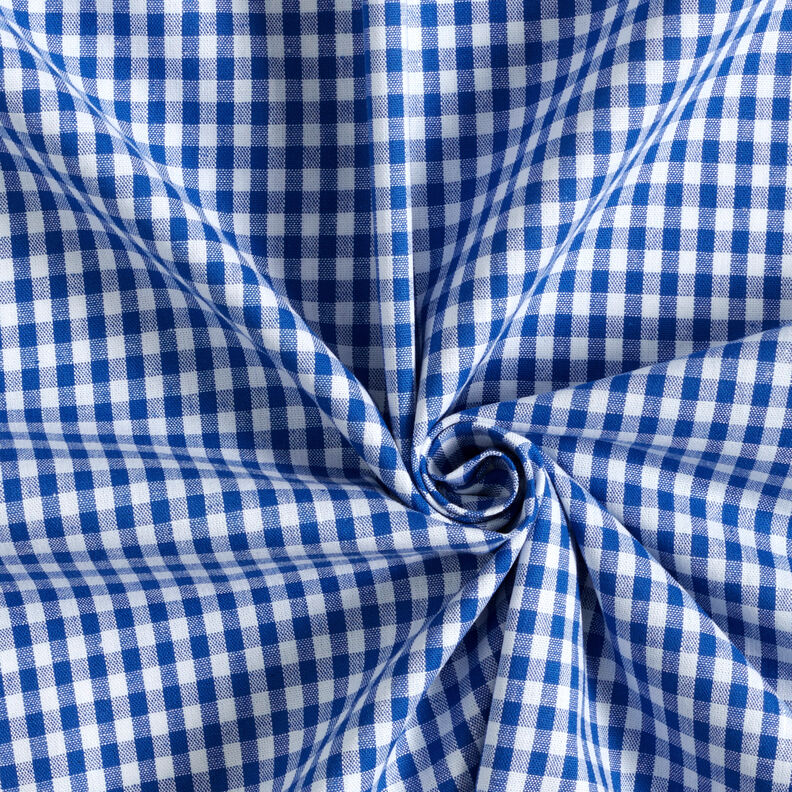 Cotone Tinto in Filo Viky H280 cm Quadretti 5 mm Blu