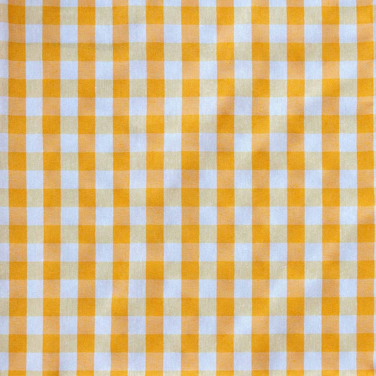 Cotone Tinto in Filo Viky H280 cm Quadretti 15 mm Giallo