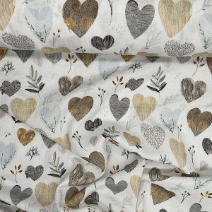 Mussola Cuori E Foglie