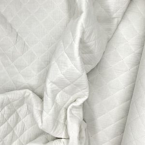 Trapunta Doppia Garza Bianca H 135 CM