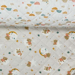 Trapunta Orsetti E Arcobaleni H 145 CM