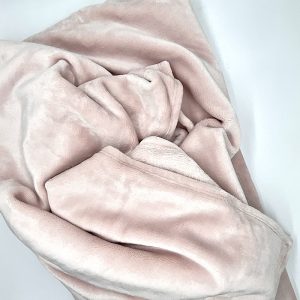 Coperta Plaid in Pile Doudou Rosa cm 150x170