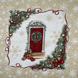 Pannello Gobelin cm 47X47 Porta Natalizia