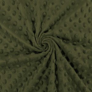 Minky Pile Verde Militare